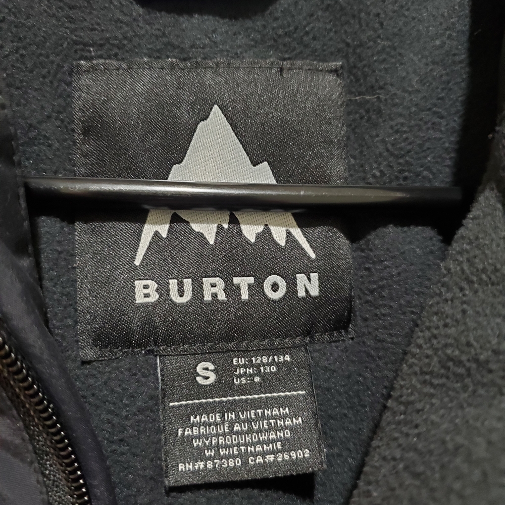 Kids Black Ski Overalls - Picture 3 of 7